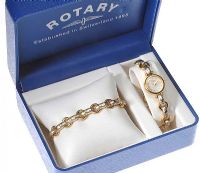 ROTARY LADY'S WATCH AND BRACELET SUITE at Ross's Online Art Auctions