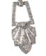 ART DECO 18CT WHITE GOLD AND DIAMOND PENDANT AND CHAIN at Ross's Online Art Auctions