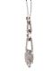 ART DECO 18CT WHITE GOLD AND DIAMOND PENDANT AND CHAIN at Ross's Online Art Auctions
