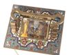 BRASS AND CLOISONNE CARRIAGE CLOCK at Ross's Online Art Auctions