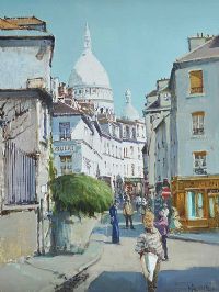 MONTMARTRE by Cecil Maguire RUA at Ross's Online Art Auctions
