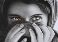 GIRL WITH THE HAZEL EYES by Eastern School at Ross's Online Art Auctions
