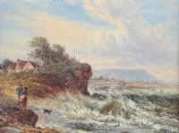 ON THE SUFFOLK COAST by Walter H. Williams at Ross's Online Art Auctions