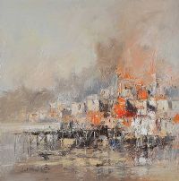 SOFT LIGHT, FISHERMAN'S WARF by Colin Gibson at Ross's Online Art Auctions