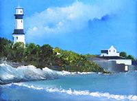 SHROVE LIGHTHOUSE by Sean Lorinyenko at Ross's Online Art Auctions