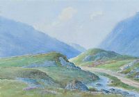 BARNESMORE GAP, DONEGAL by George W.  Morrison at Ross's Online Art Auctions