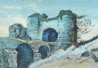 CASTLE RUINS by Irish School at Ross's Online Art Auctions