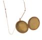 9CT ROSE GOLD LOCKET AND CHAIN at Ross's Online Art Auctions