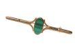 SUITE OF 9CT GOLD MALACHITE-SET JEWELLERY at Ross's Online Art Auctions
