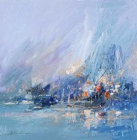 BLUE HARBOUR by Colin Gibson at Ross's Online Art Auctions