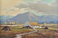 MUCKISH MOUNTAIN, DONEGAL by William Henry Burns at Ross's Online Art Auctions