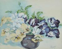 VASE OF FLOWERS by Marjorie Henry RUA at Ross's Online Art Auctions