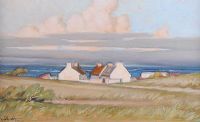 SUMMER EVENING IN THE ARDS by Eugene Riboulet RUA at Ross's Online Art Auctions
