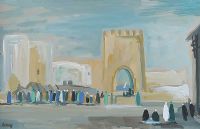 WALLS OF ALGERIA by Markey Robinson at Ross's Online Art Auctions