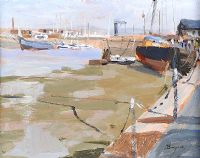 IRISH HARBOUR by Boyce at Ross's Online Art Auctions