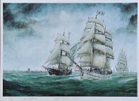 BELFAST TALL SHIPS by Patrick J. Lynch at Ross's Online Art Auctions