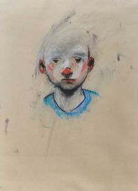 BOY IN THE BUE SHIRT by Stephen Dillon at Ross's Online Art Auctions