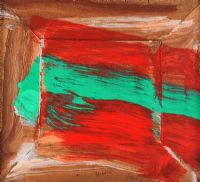 RED FLOWERS by Howard Hodgkin at Ross's Online Art Auctions