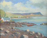 ON THE ANTRIM COAST by J.J. O'Neill at Ross's Online Art Auctions