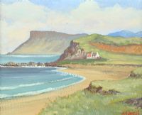FAIR HEAD, COUNTY ANTRIM by J.J. O'Neill at Ross's Online Art Auctions