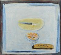 THE BLUE TABLE CLOTH by Patrick Collins HRHA at Ross's Online Art Auctions