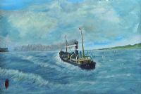 A ROUGH CROSSING by James Bingham at Ross's Online Art Auctions