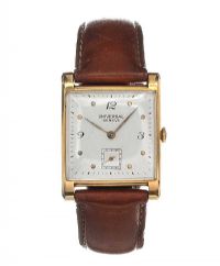 UNIVERSAL 18CT GOLD-CASED GENT'S WRIST WATCH at Ross's Online Art Auctions