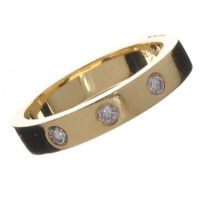 18CT GOLD AND DIAMOND RING BY DOWER AND HALL at Ross's Online Art Auctions