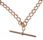 ANTIQUE 9CT ROSE GOLD ALBERT CHAIN at Ross's Online Art Auctions