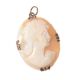 9CT ROSE GOLD OVAL CAMEO PENDANT WITH BOX at Ross's Online Art Auctions