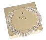 JENNY PACKHAM SILVER-TONE CRYSTAL AND FAUX PEARL NECKLACE WITH BOX at Ross's Online Art Auctions