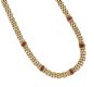 18CT GOLD RUBY-SET MESH NECKLACE AND BRACELET SUITE FROM JEWELLER DAMAS at Ross's Online Art Auctions