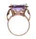 9CT ROSE GOLD RUSSIAN ALEXANDRITE SINGLE STONE RING at Ross's Online Art Auctions