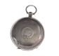 ENGRAVED STERLING SILVER FOB WATCH at Ross's Online Art Auctions