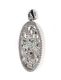 STERLING SILVER LEOPARD PENDANT WITH GEM-SET EYES AND CUBIC ZIRCONIA at Ross's Online Art Auctions