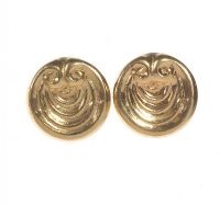 PAIR OF 18CT GOLD STUD EARRINGS at Ross's Online Art Auctions