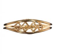 18CT GOLD OPENWORK RING at Ross's Online Art Auctions