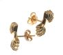 PAIR OF 18CT GOLD BOW STUD EARRINGS at Ross's Online Art Auctions