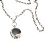 STERLING SILVER SOVEREIGN HOLDER AND CHAIN at Ross's Online Art Auctions