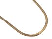 18CT GOLD HERRINGBONE-LINK NECKLACE at Ross's Online Art Auctions