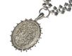 VICTORIAN STERLING SILVER COLLARETTE AND LOCKET at Ross's Online Art Auctions