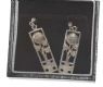 MACKINTOSH INSPIRED STERLING SILVER DROP EARRINGS at Ross's Online Art Auctions