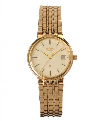 ROTARY GOLD-PLATED STAINLESS STEEL LADY'S WRIST WATCH at Ross's Online Art Auctions