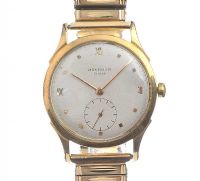 PATEK PHILIPPE 18CT GOLD-CASED GENT'S WRIST WATCH at Ross's Online Art Auctions