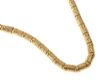 18CT GOLD TEXTURED BEADED NECKLACE at Ross's Online Art Auctions
