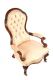 VICTORIAN MAHOGANY LADY'S CHAIR at Ross's Online Art Auctions