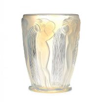 RENE LALIQUE DANAIDES GLASS VASE at Ross's Online Art Auctions