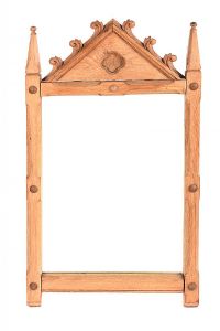 OAK GOTHIC MIRROR at Ross's Online Art Auctions