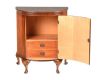 MAHOGANY DEMI LUNE SIDE CABINET at Ross's Online Art Auctions