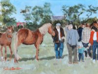 MOUNTHILL HORSE FAIR by Rowland Davidson at Ross's Online Art Auctions